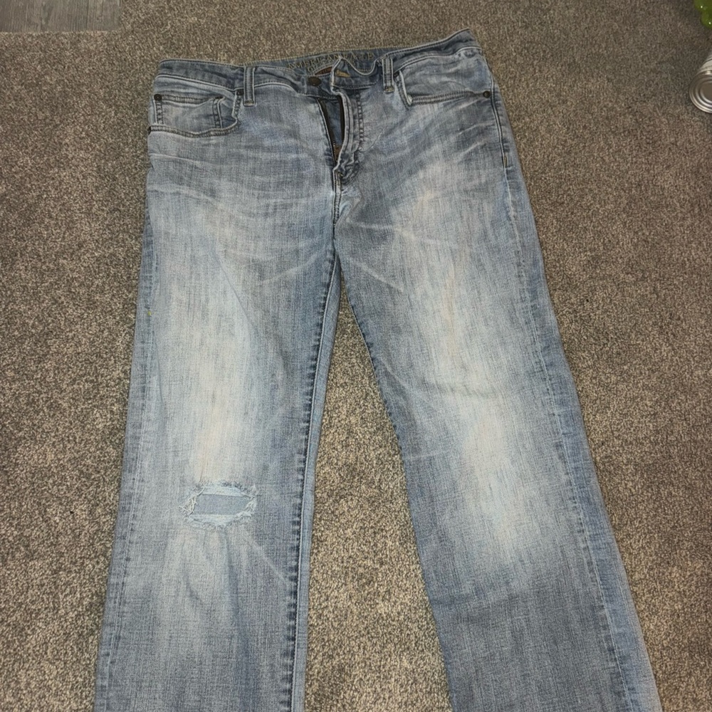 American Eagle Outfitters Blue Straight Jeans men’s